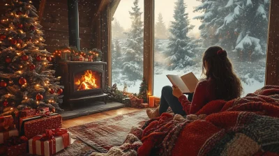 Cozy Reading Scene