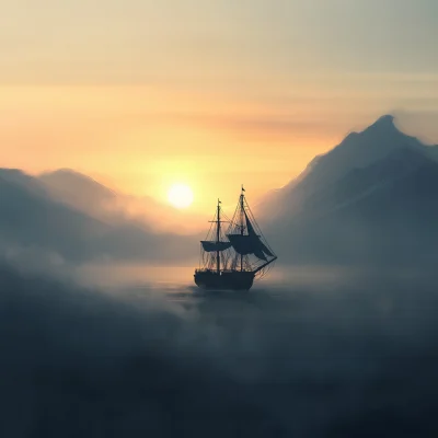 Ship at Dusk