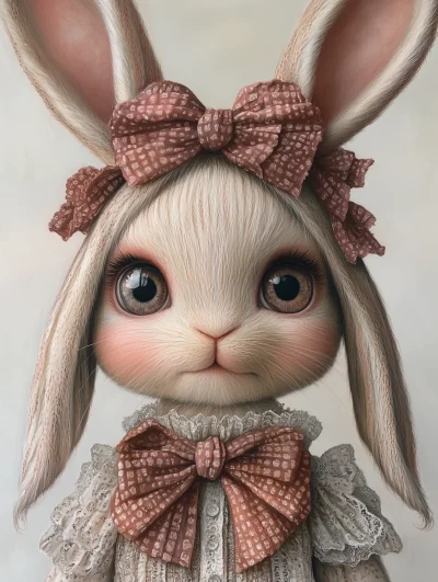 Pastel Bunny Doll