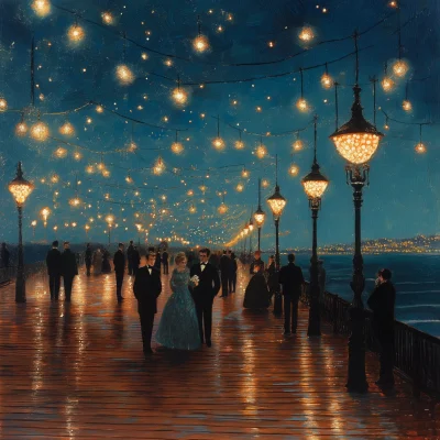 Elegant Boardwalk Evening