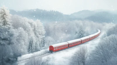 Snow Country Train Journey