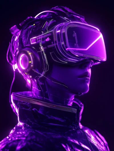 Cyberpunk VR Character