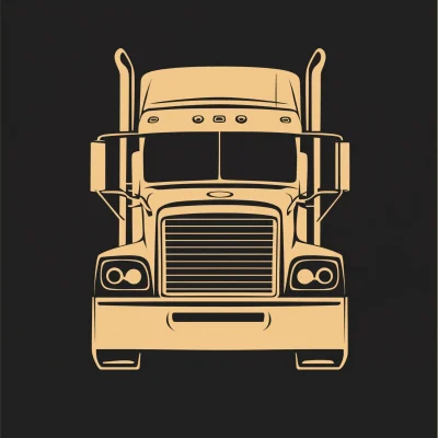 Minimalistic Truck Icon