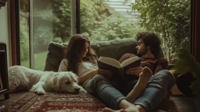 Cozy Reading Moment