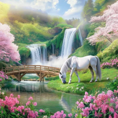 Serene Equine Landscape