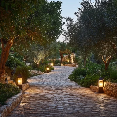 Tranquil Stone Pathway