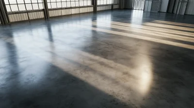 Hand Drawn Concrete Floor