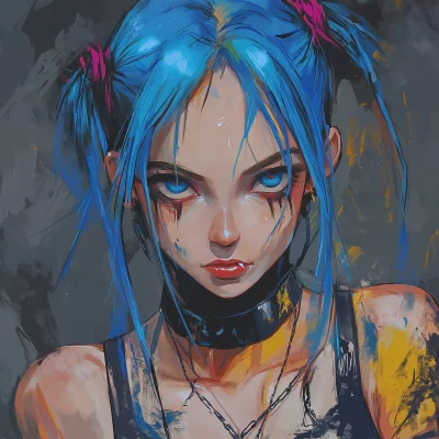 Jinx in Studio Ghibli Style