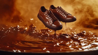 Chocolate Dipped Sneakers