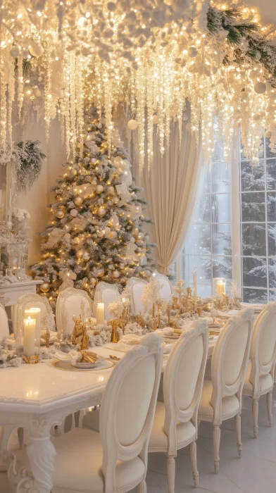 Elegant Christmas Dining Room