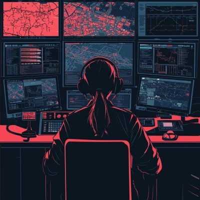 Dispatcher Console Illustration