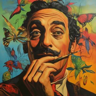 Colorful Salvador Dali Inspiration