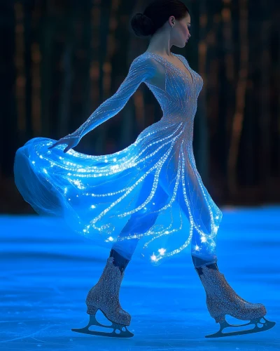 Stunning Ice Skater