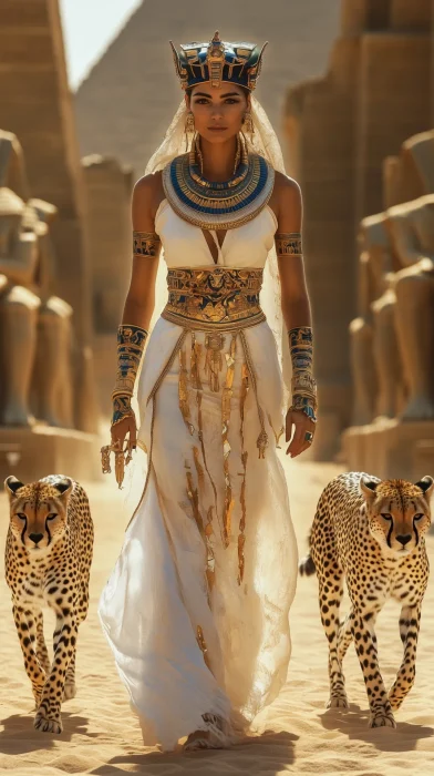 Egyptian Queen in the Desert