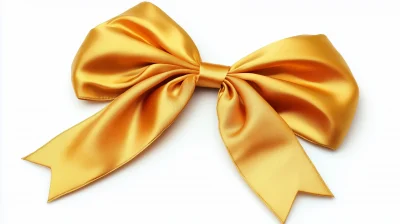 Golden Bow Decoration