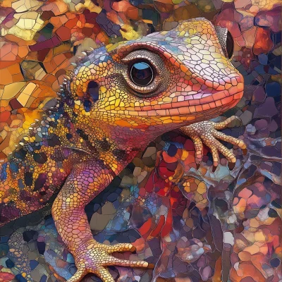 Colorful Lizard Patterns