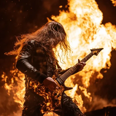 Heavy Metal Guitarist