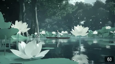 Animated Lotus Leaves