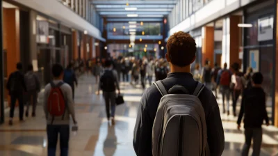 University Hallway