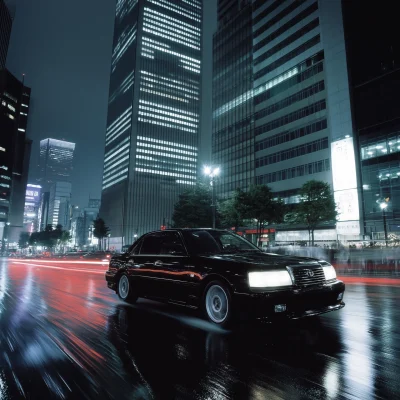 Night Drive in Tokyo