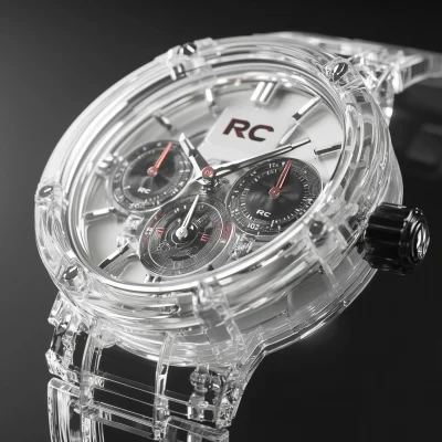 Transparent White Watch