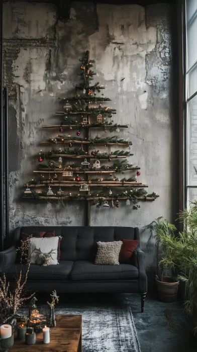 Modern Wall Christmas Tree