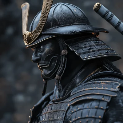 Samurai in Tsushima Mask