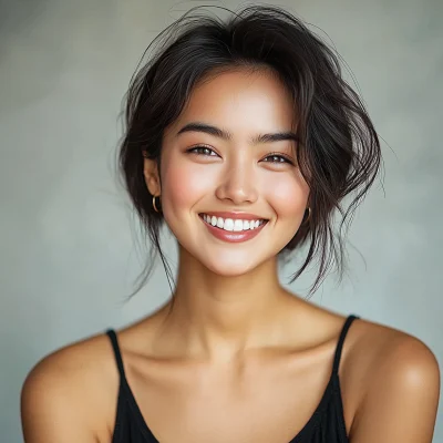 Smiling Asian Woman