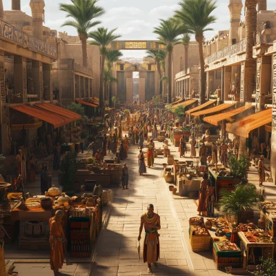 Ancient Egyptian Marketplace