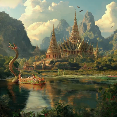 Scenic Thai Landscape