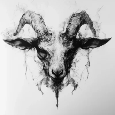 Demonic Goat Head