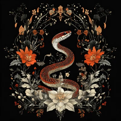 Boho Snake Design