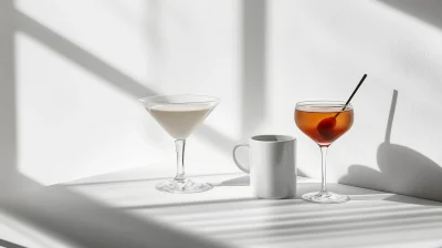 Elegant Drinkware Arrangement