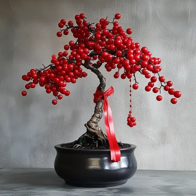 Festive Winterberry Bonsai