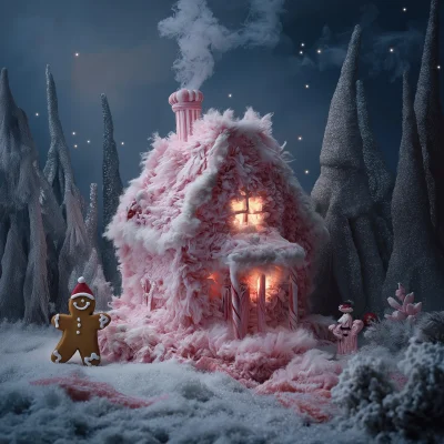 Whimsical Christmas House