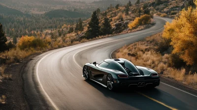 Koenigsegg CCXR on a Wild Road