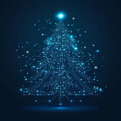 Tech Christmas Tree