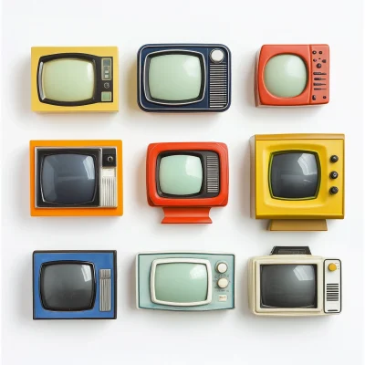 Colorful Toy Televisions