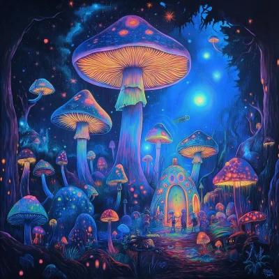 Mushroom Party Night