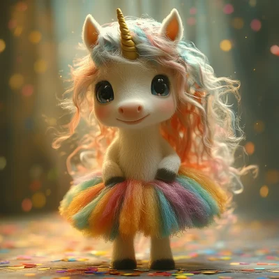 Sad Unicorn in Tutu