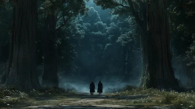 Mysterious Forest Walk