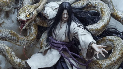 Menacing Figure of Orochimaru