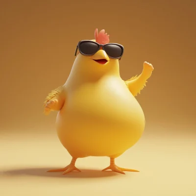 Yellow Disco Chicken