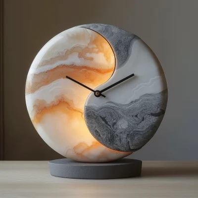 Zen Theme Clock Design