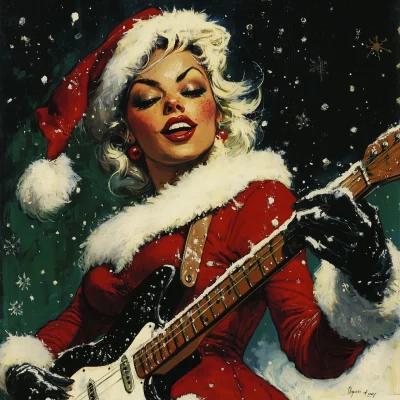 Punk Rock Mrs. Santa Claus