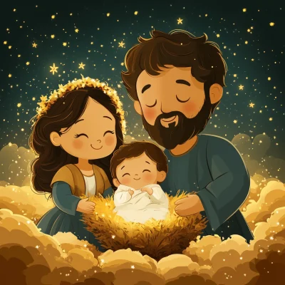 Holy Family at Nativity