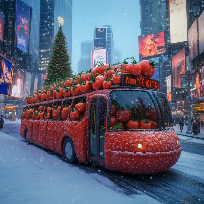 Tomato Bus in New York