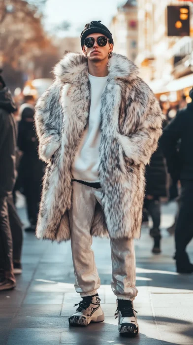 Stylish Guy in New Year’s Europe