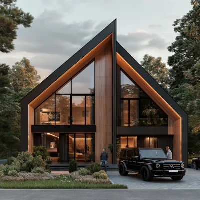 Modern Triangle House