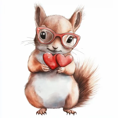 Valentine Squirrel